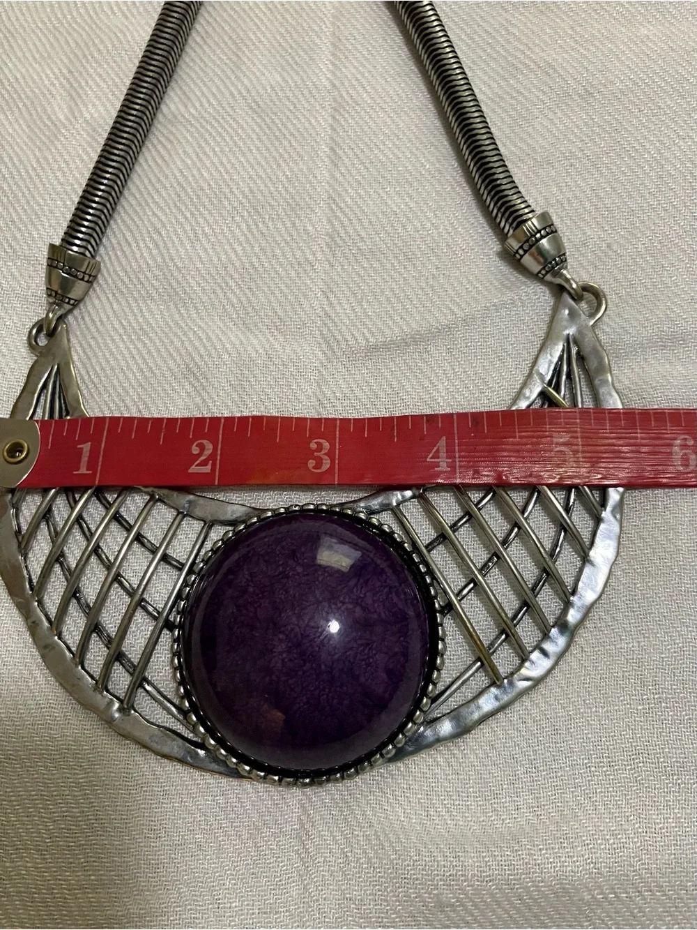 Silvertone Necklace Set